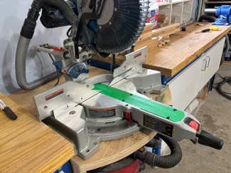 Hercules 12" miter saw zero clearance plate V2