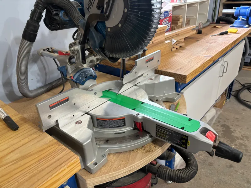 Hercules 12" miter saw zero clearance plate V2