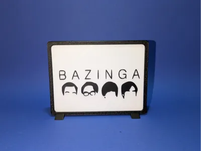 bazinga wall art