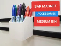 Bar Magnet - Medium Bin