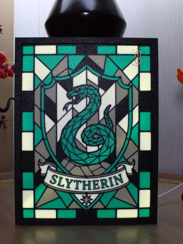 Marco decorativo: Stained Glass - Slytherin — vista de referencia 2