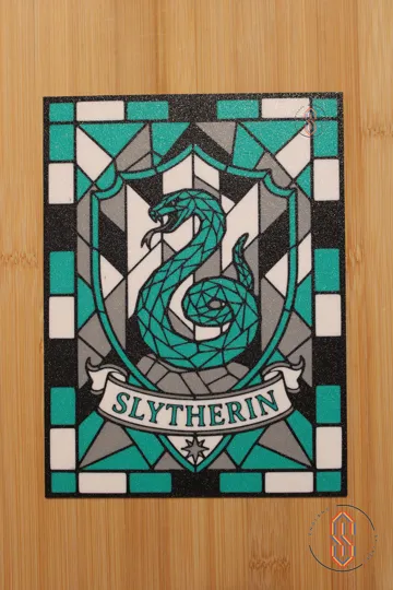 Marco decorativo: Stained Glass - Slytherin — vista de referencia 3