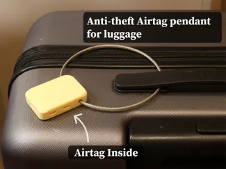 Anti-theft Airtag pendant for luggage
