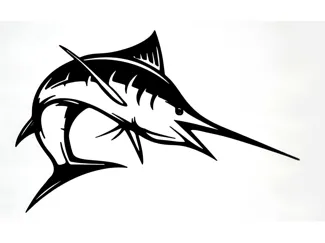 Jumping Marlin Wall Decor