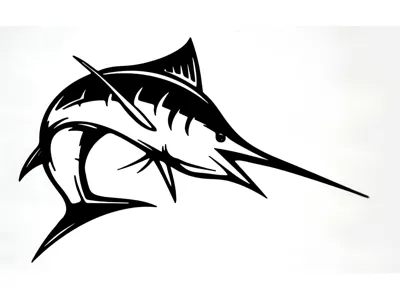Jumping Marlin Wall Decor