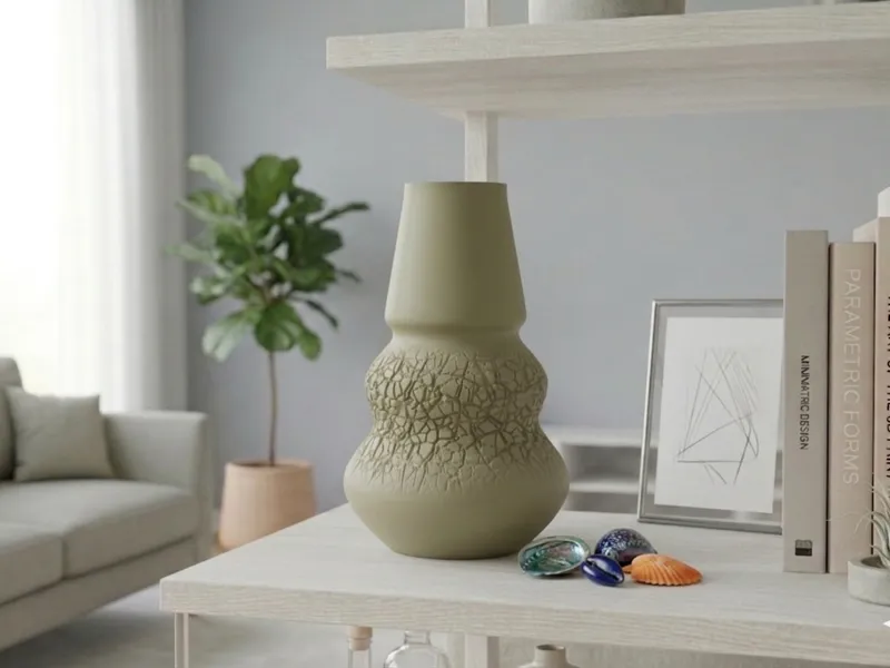 Cracled vase