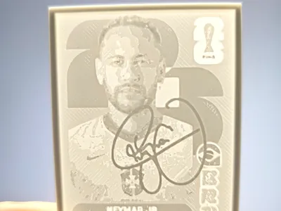 Neymar Jr 3D Sticker (Panini 2026 Album)