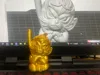 Variable layer height, z-seam in back, manual supports enabled. 2 walls, 15% infill