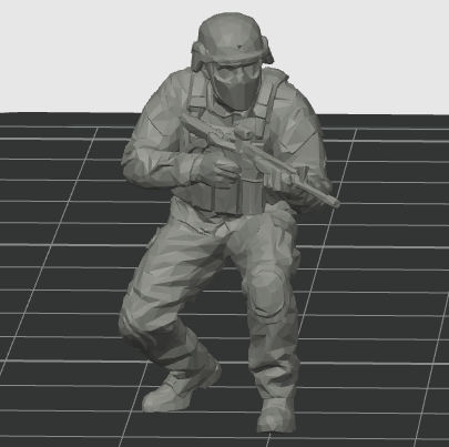 Miniatura 1 do modelo 3D Tactical Unit 3D