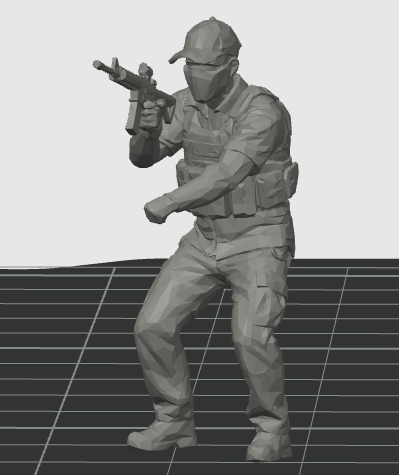 Miniatura 2 do modelo 3D Tactical Unit 3D