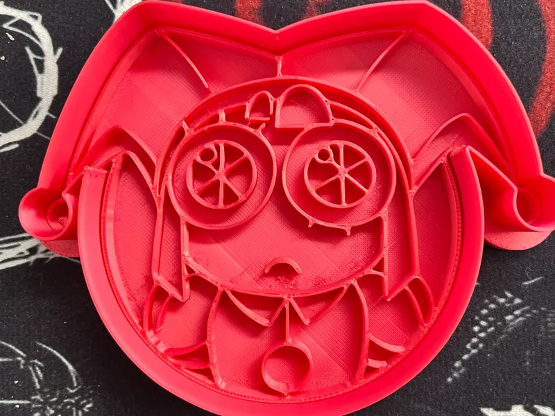 Pomni cutter and stamp