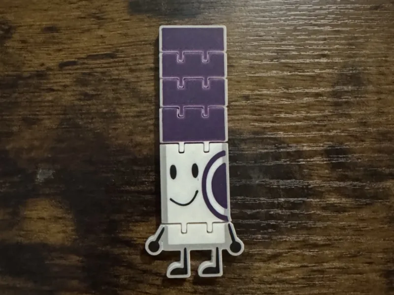 Marker (Purple) from BFDIA, BFB and TPOT Flexi Toy