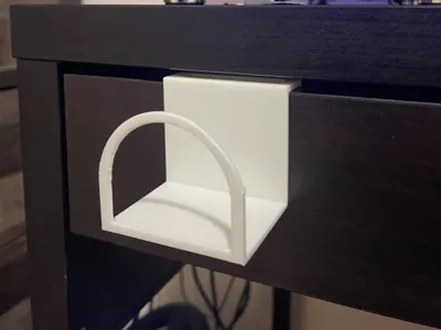 Headset stand | Ikea Micke table