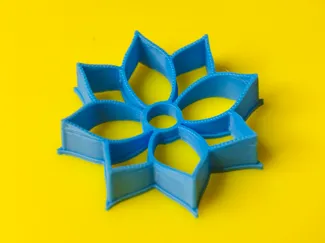 Cortador arcilla flor