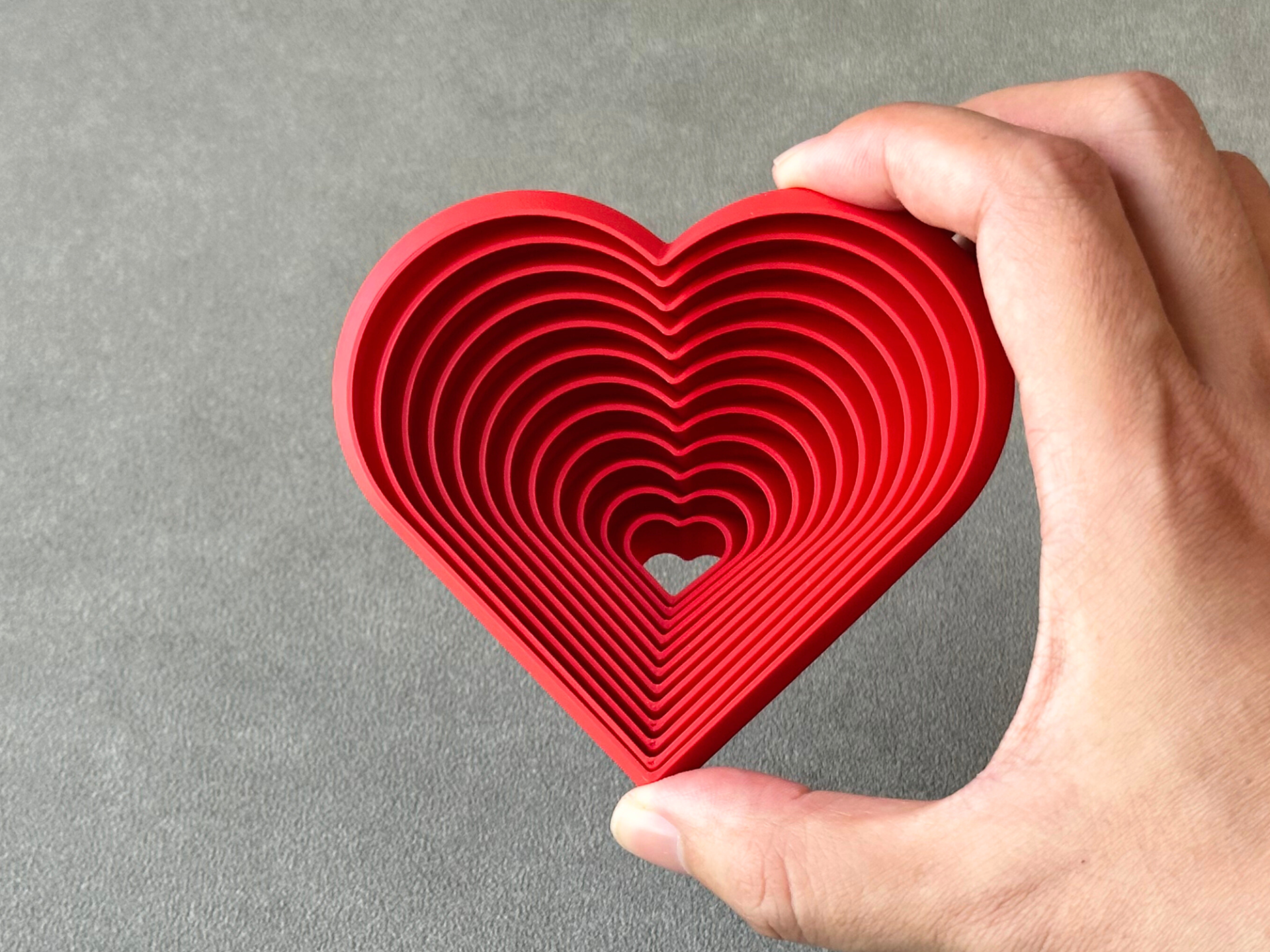 Layered Heart Fidget – Satisfying Mini Toy