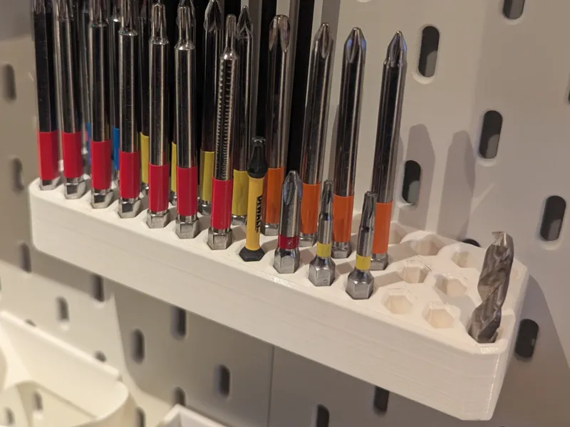 Ikea Skadis Hex bit Holder 