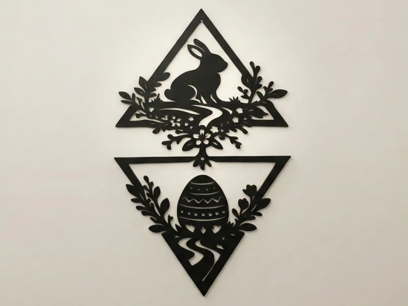 Spring Wall Decor – Bunny & Egg