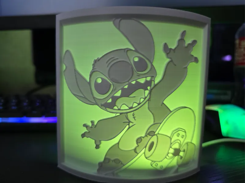 Lilo & Stitch Lithophane nightlight cover