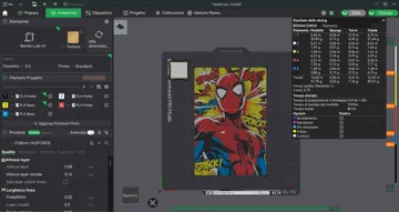 Cuadro decorativo en 3D: Spiderman Comic Book Hueforge — vista de referencia 5