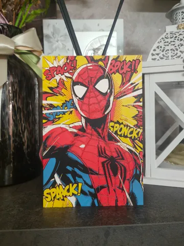 Cuadro decorativo en 3D: Spiderman Comic Book Hueforge — vista de referencia 2