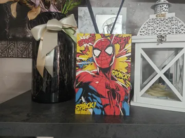 Cuadro decorativo en 3D: Spiderman Comic Book Hueforge — vista de referencia 3