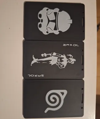 ID Card holder Stormtrooper, Joker and Naruto