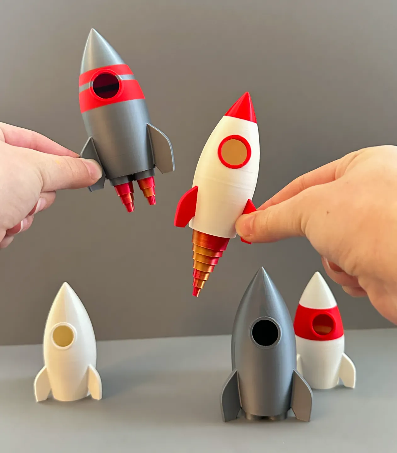 Rocket with Boosters (2 Sizes) view 2