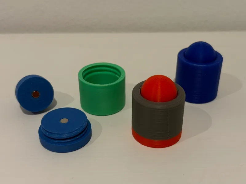 Fidget Clicker - Drücken mit Magnet-Rückstellung