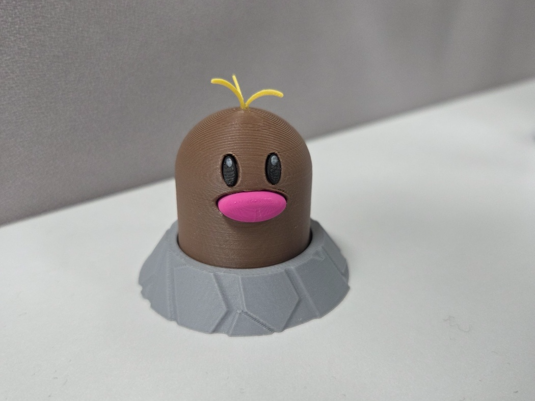 Alolan Diglett Fidget Switch Clicker