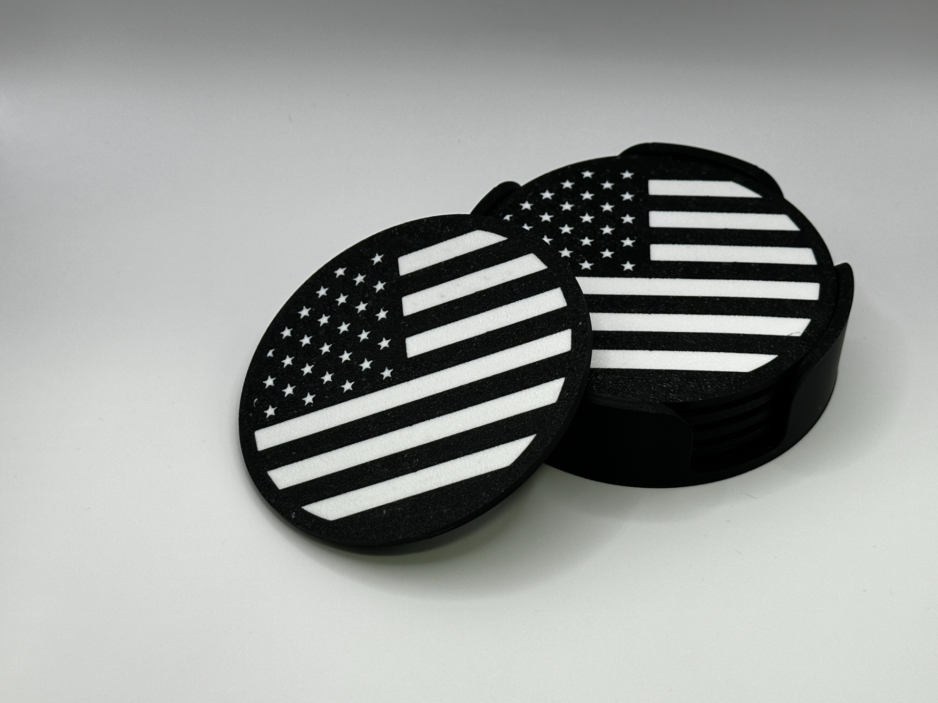 USA Flag Coaster Set