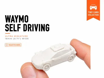 Tiny Waymo Self Driving - Mini Cars Series
