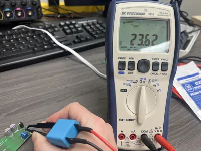 Tweezer Grip SMD testing