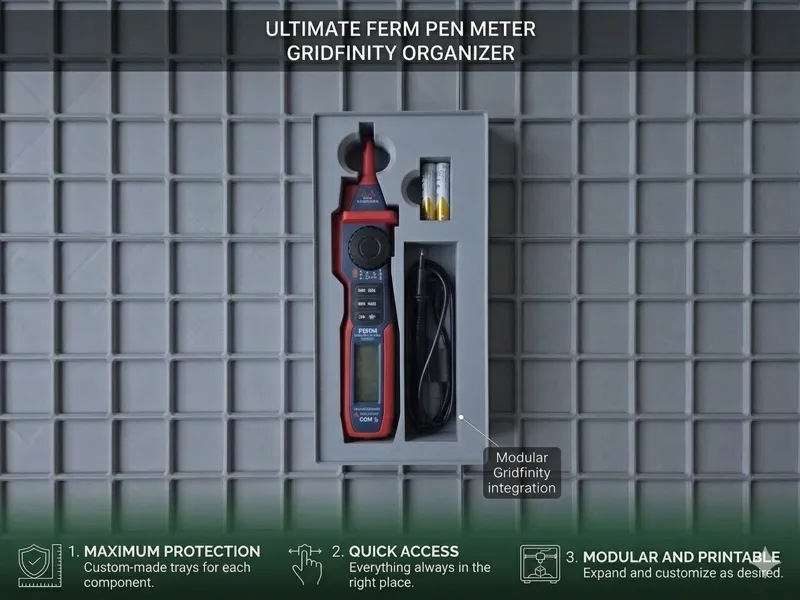 FERM Multimeter Gridfinity Box