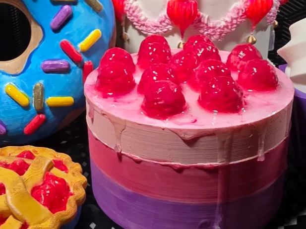 Strawberry Jelly Cake - Kawaii Dessert Miniature