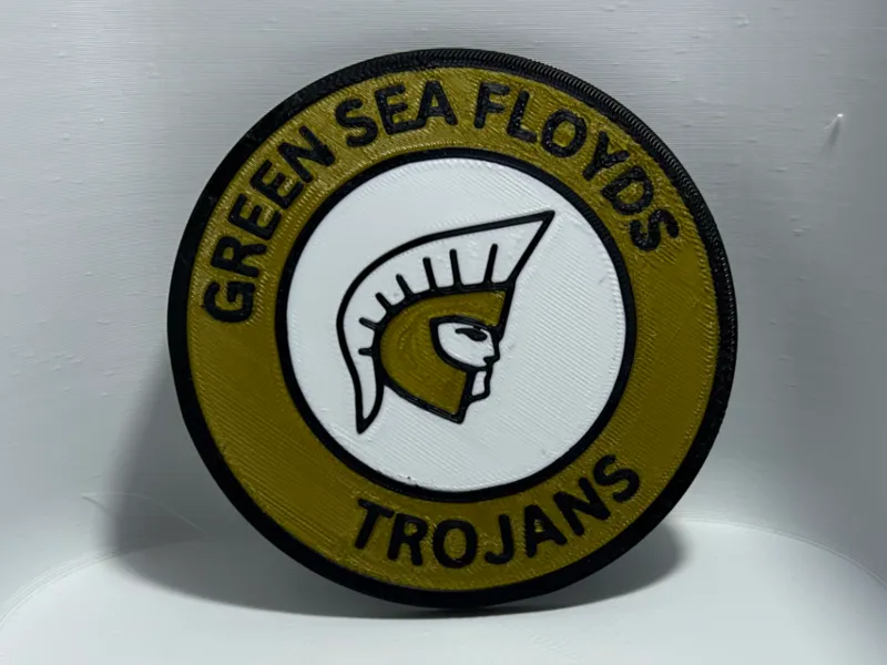 Green Sea Floyds Trojans Coaster