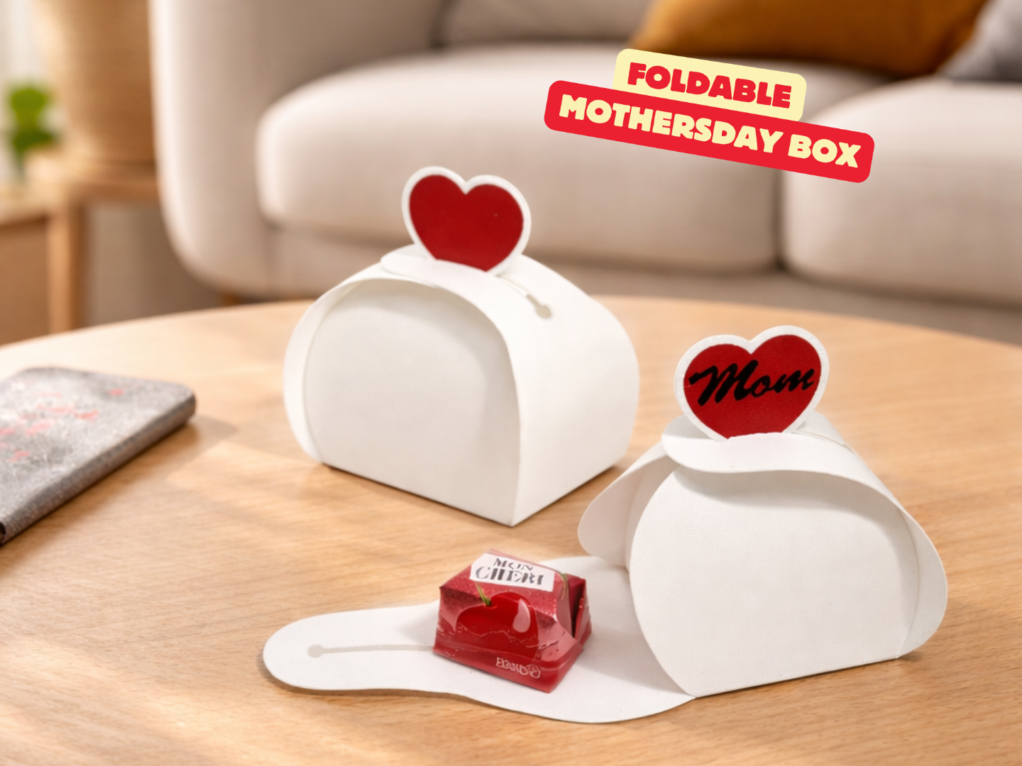 FOLDABLE MOTHERS DAY BOX / FOR SMALL GIFTS
