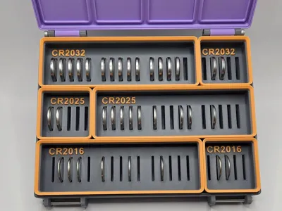 CR20xx Coin Battery Storage for Gridfinity