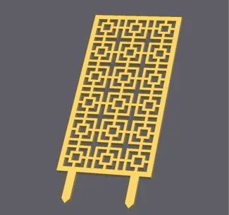 Breeze Block Plant Trellis
