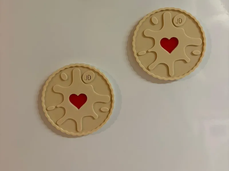 Jammie Dodgers Fridge Magnet