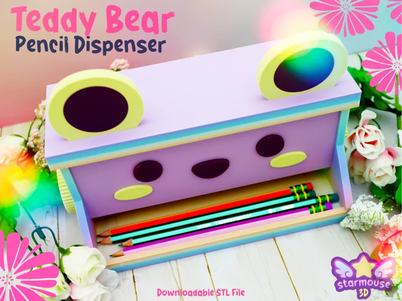Teddy Bear Pencil Vending Machine [Experimental]