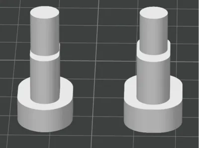 Feet_supports for C-profile curtain rod
