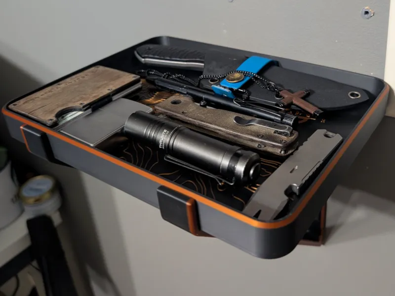 Wall Mount Brackets for EDC Adventure Tray