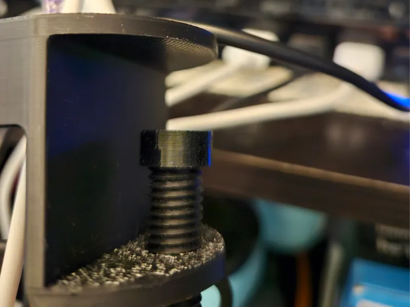 TPU cap for Clamp-On Desk Cable Holder Screw