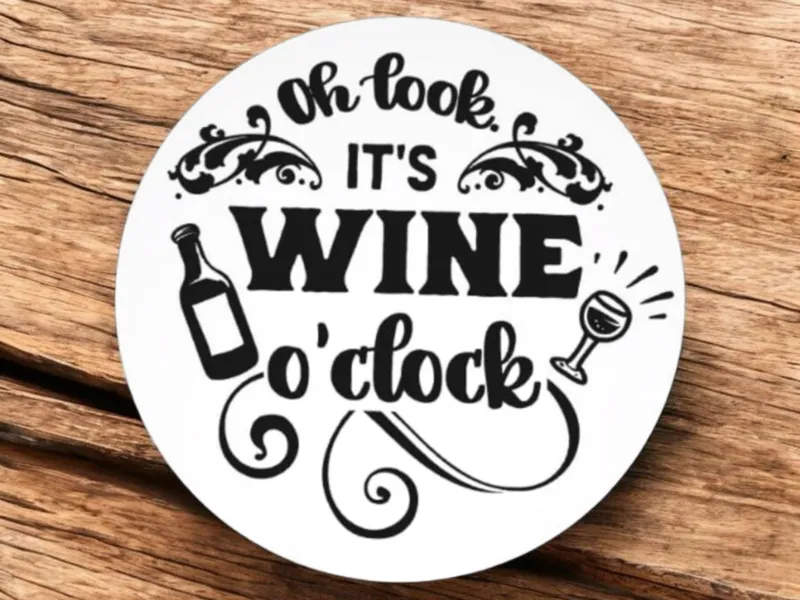 Oh lock its Wine coaster