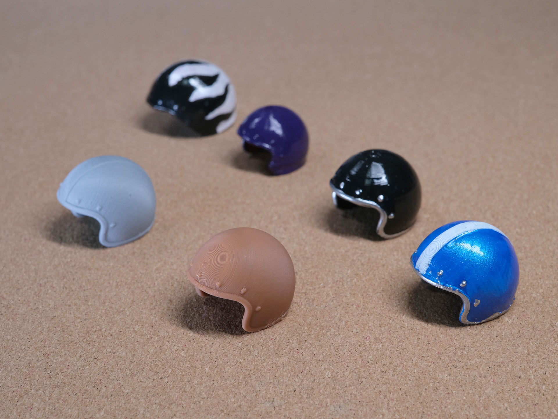 1:12 Scale Motorcycle Helmet (Two Versions) - Free 3D Print Model -  MakerWorld