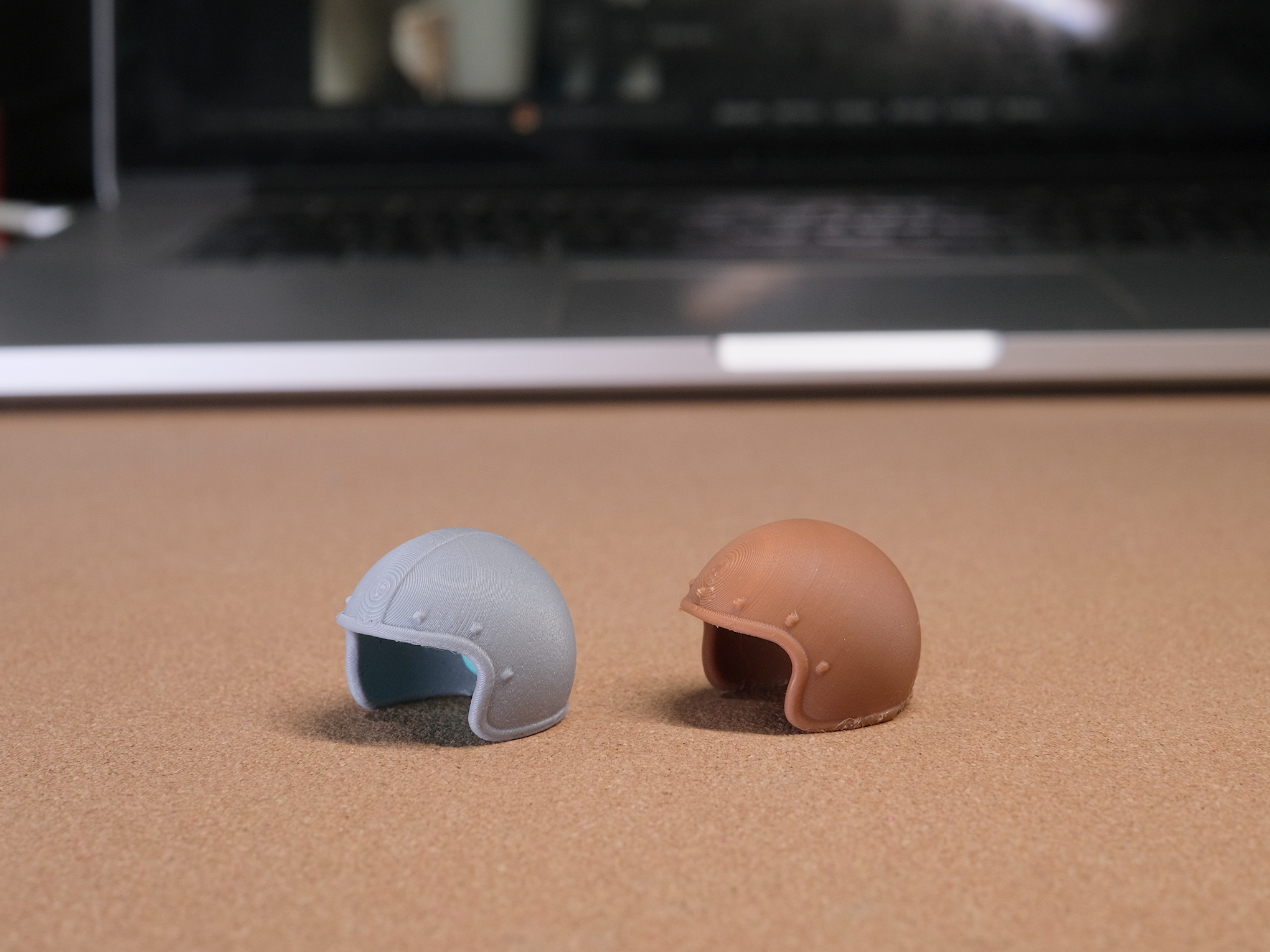 1:12 Scale Motorcycle Helmet (Two Versions) - Free 3D Print Model -  MakerWorld