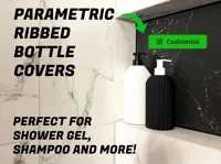 0.2mm layer, 1 walls, 10% infill (for 65 mm diameter bottle)