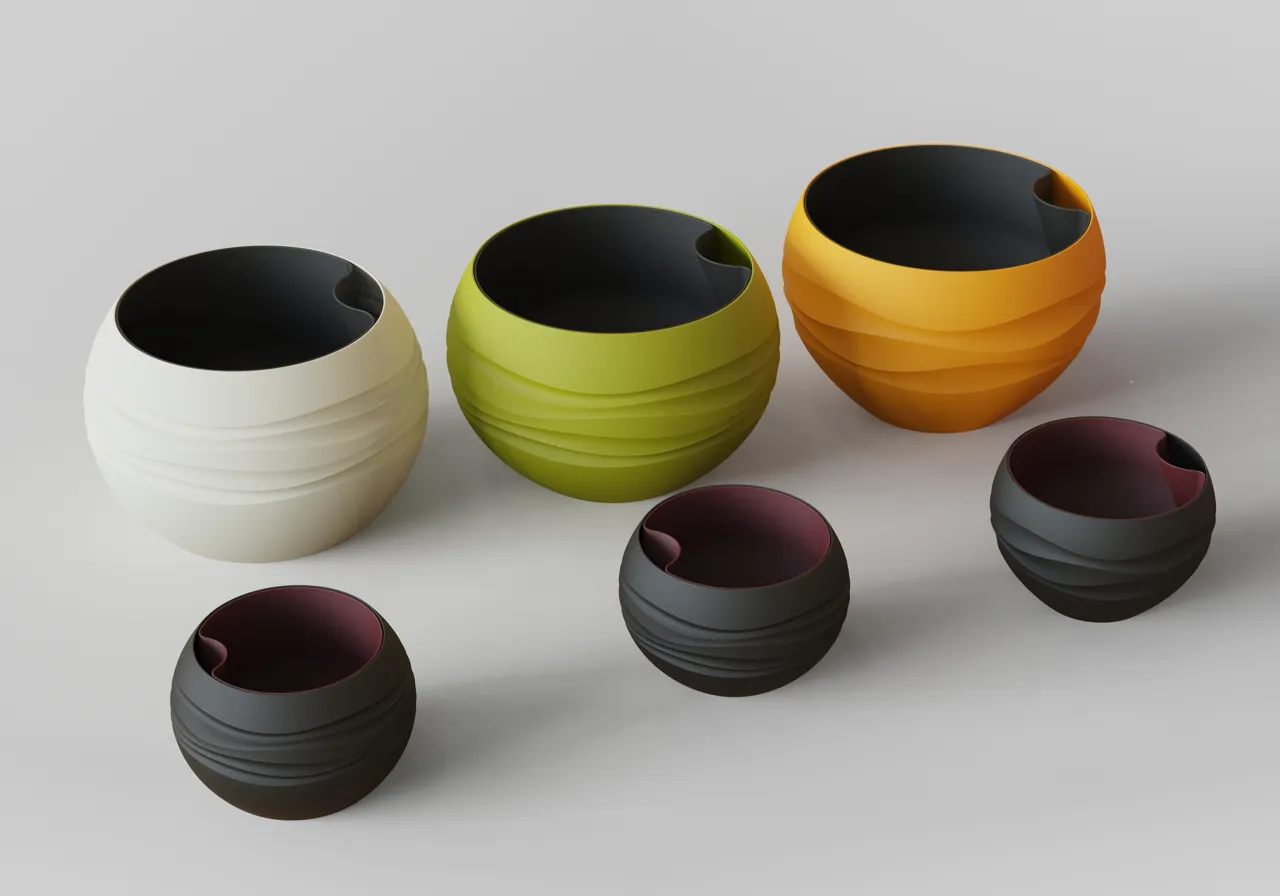 Modern Flow Planter – Self-Watering Pot Collection view 2