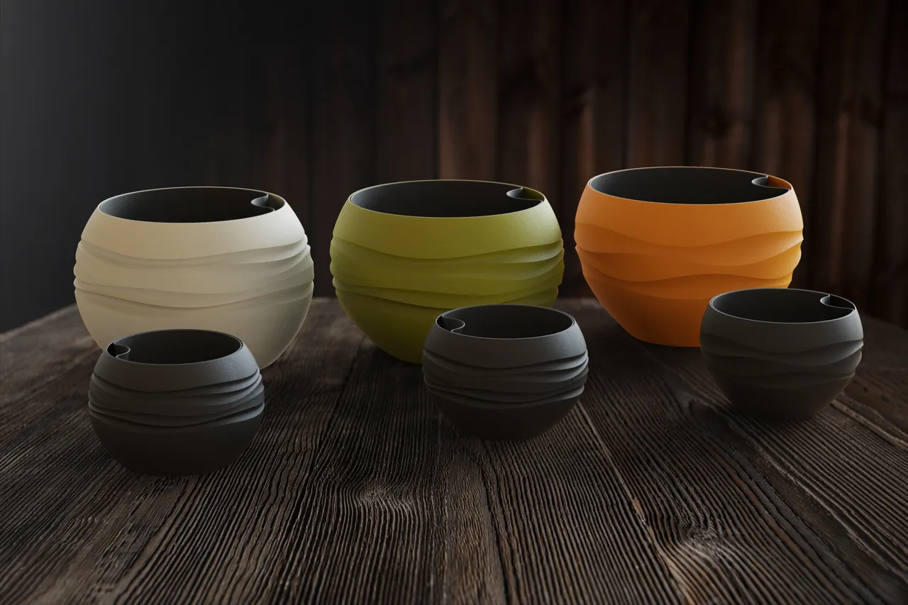 Modern Flow Planter – Self-Watering Pot Collection view 4