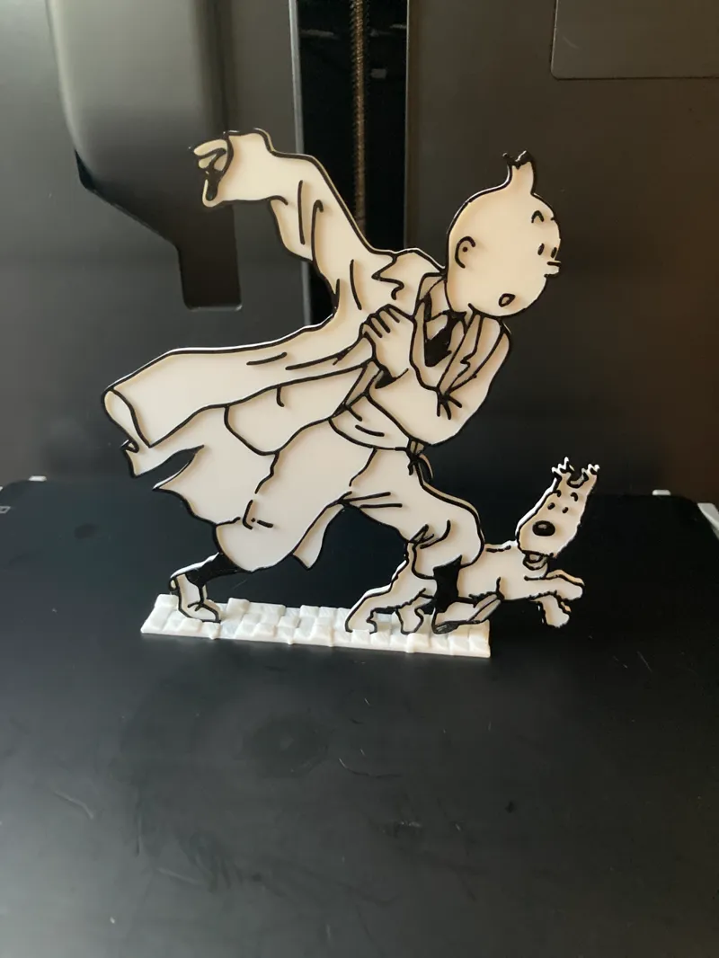 Tintin contour